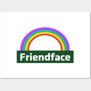 Friendface Rainbow (IT Crowd) Posters and Art